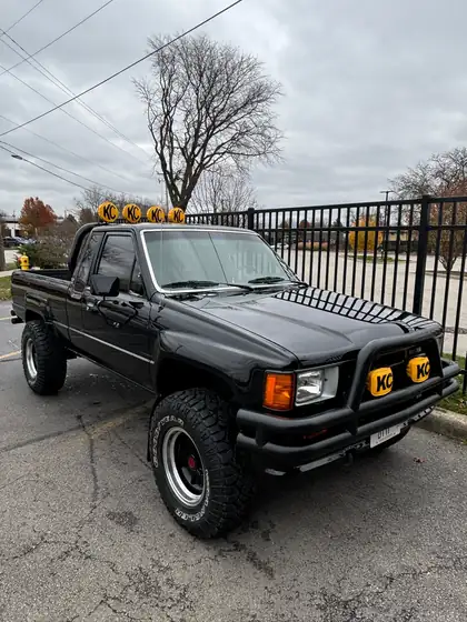 Toyota 4x4 with KC lights